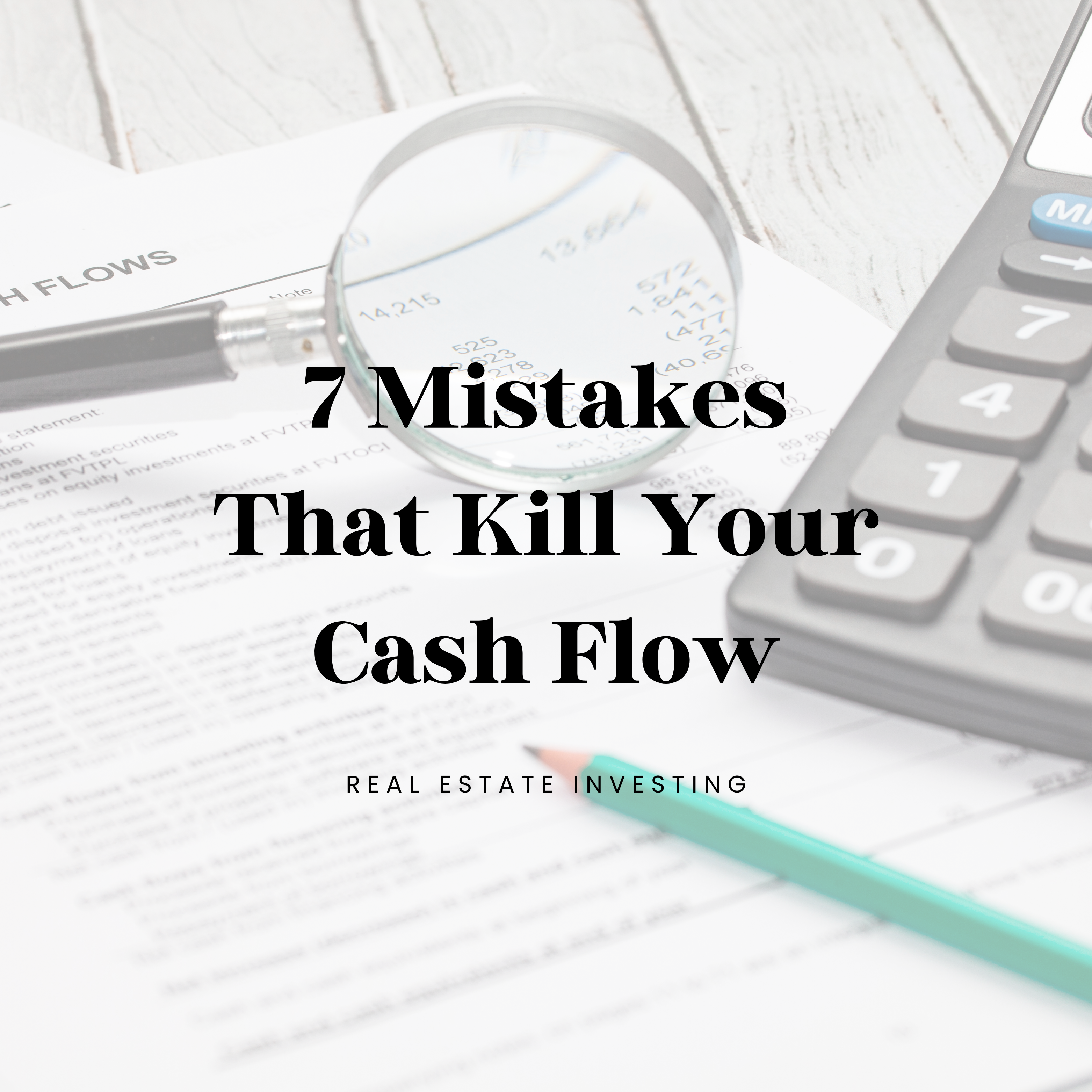 Mistakes that kill your cash flow - Residential Real Estate Investor Tips - Property Management in Arkansas